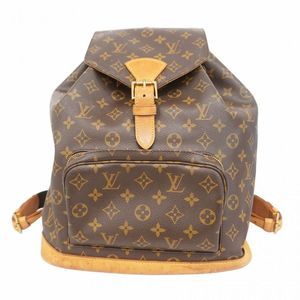 Louis Vuitton Backpack Daypack Monogram Montsouris GM M51135 Brown Women's
